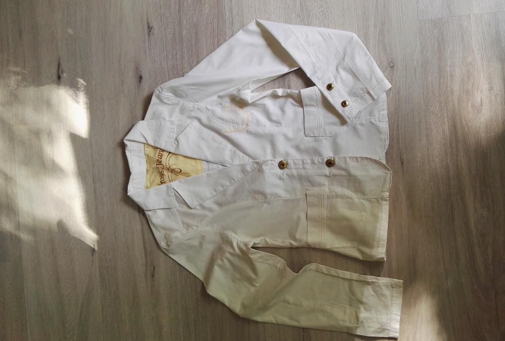 Marynarka biała Cross Jeans rozm. S - SUPER CENA