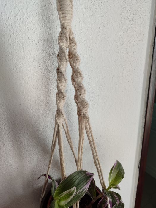 Suporte plantas macramé