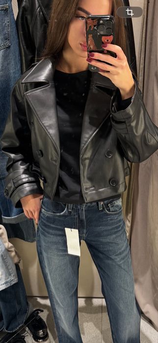 Тренч шкірянка екошкіра Zara