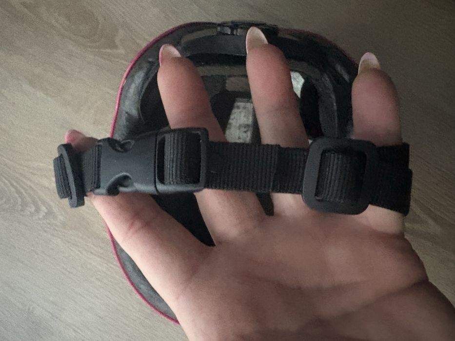 Decathlon Oxelo różowy kask rowerowy XS 47-52