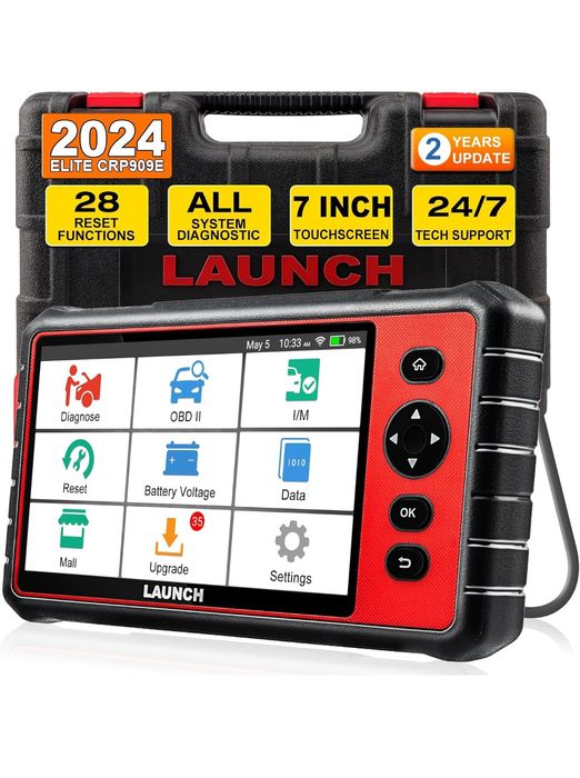 Máquina de diagnóstico Automóvel Launch X431 CRP909E SELADO