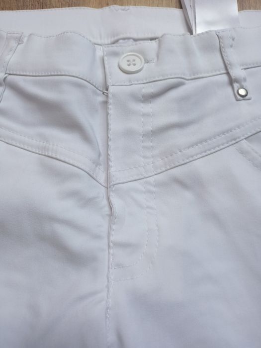 Nowe białe spodnie r.38