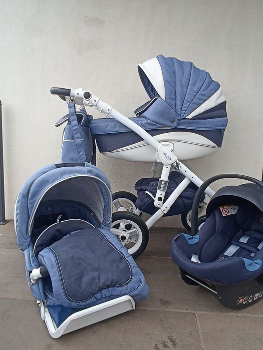 Wózek 3w1 z fotelikiem cybex Adamex barletta new
