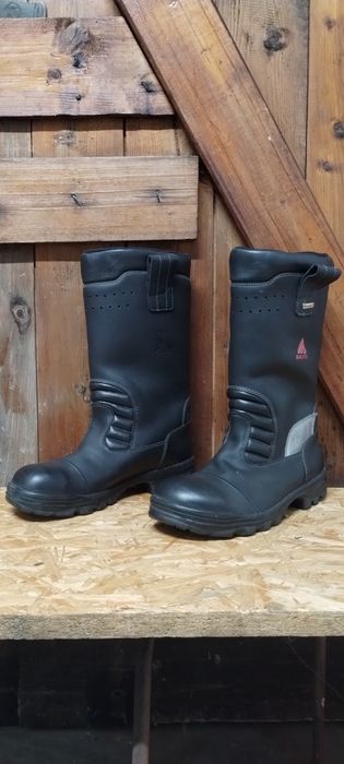 Buty Skórzane Wysokie Na Ryby Strażackie Balte Myśliwskie s