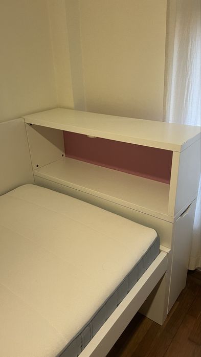 Cama criança (ikea) com arrumação + colchão