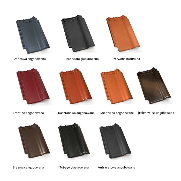 Dachówka ceramiczna Roben Piemont kolor Kasztan z Dostawą HDS