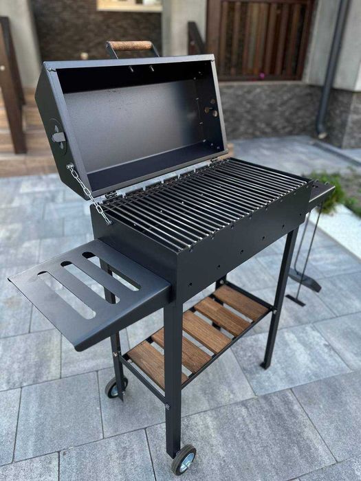 Мангал 4 мм з решіткою-гриль! Мангал-барбекю! Мангал на колесах!