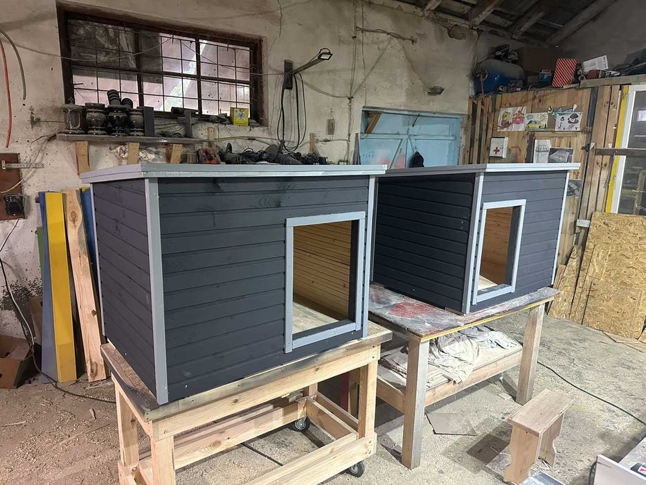 Будка для собаки | Утеплені 95, 107см | Вівчарки, Лабрадора, Алабая