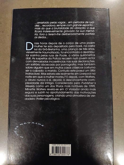 Livro  O violador