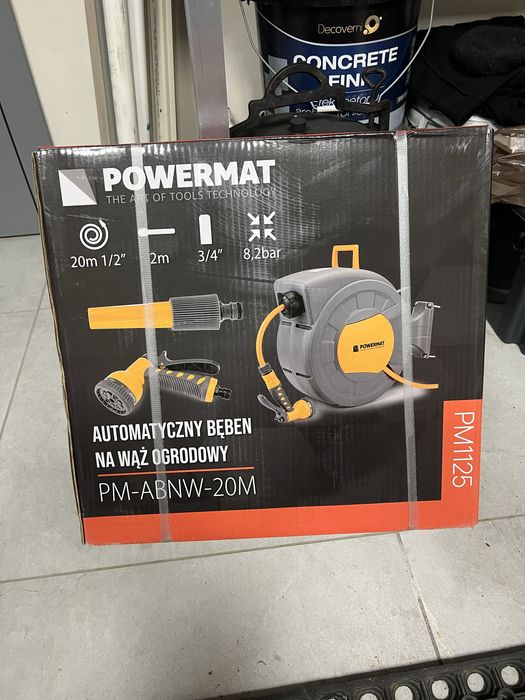 Waz ogrodowy z chamulcem w bebnie