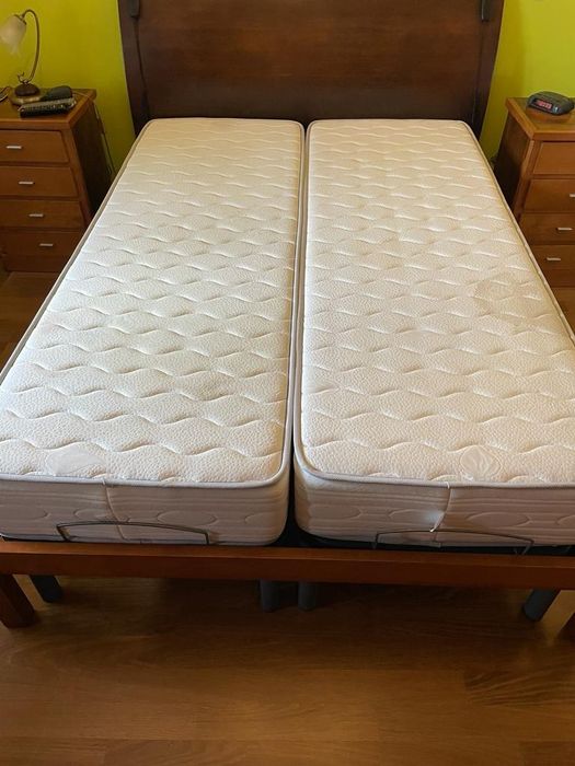 Cama de casal articulada