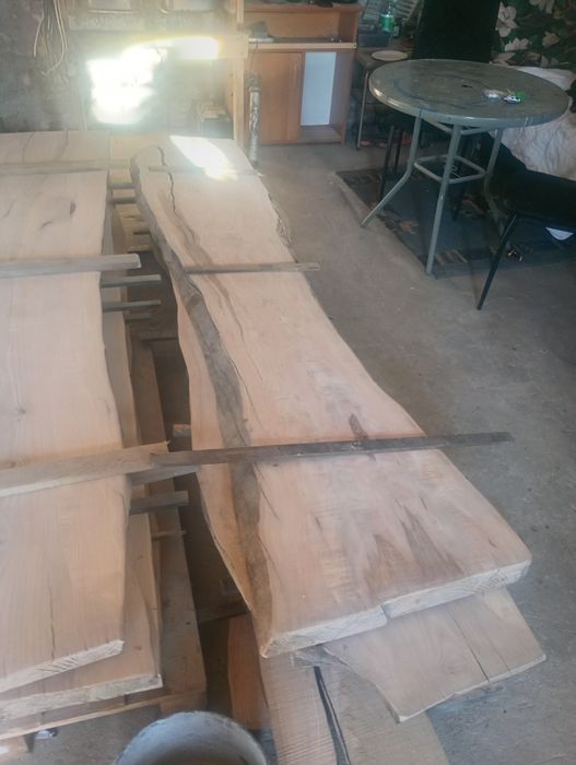 Monolity  na stoły z żywicy 240cm 65cm 6.5cm