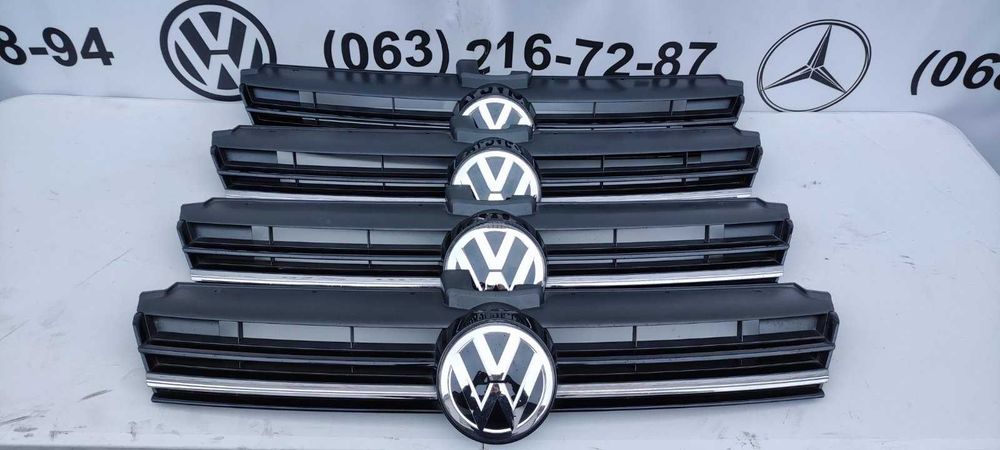 Решотка радіатора VW GOLF 7 Ресталанг під радар європа usa 5G0853653Q