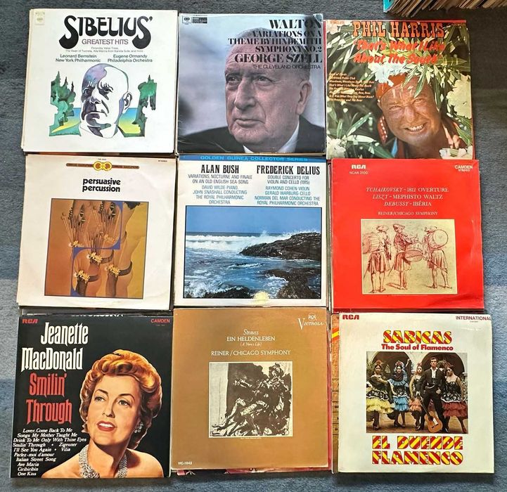 Lote 01 - 72 discos de vinil, Lp's - Musica Clássica