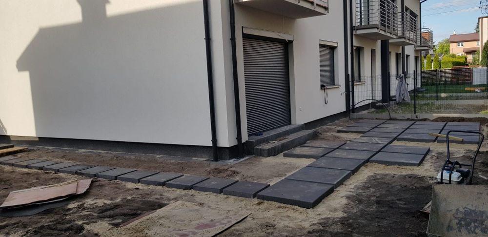 Kompleksowe układanie kostki brukowej WOLNE TERMINY usługa.minikoparką