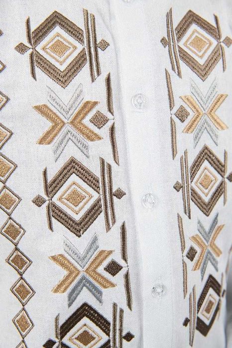 Дитяча вишиванка на хлопчика з льону українська сорочка для хлопчика