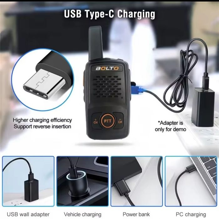 AOLTO PMR 446 FRS – компактна, легка двостороння радіостанція.