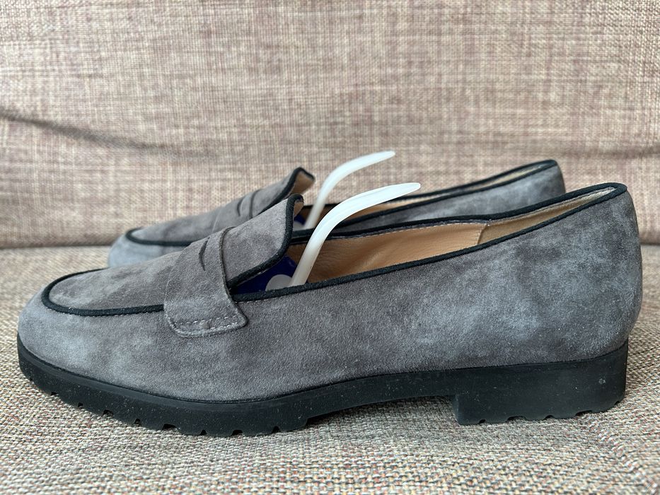 Andrea Puccini шкіряні туфлі мокасини лофери 38 р