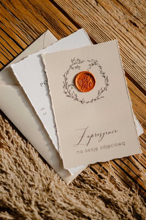 zaproszenie na sesję zdjęciową - voucher na sesję fotograficzną