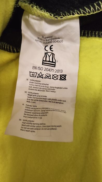 Softshell ochronny z odblaskami kl.3, rozm. L