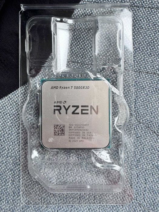 AMD Ryzen 7 5800X3D AM4 8 ядер ігровий процесор високий FPS