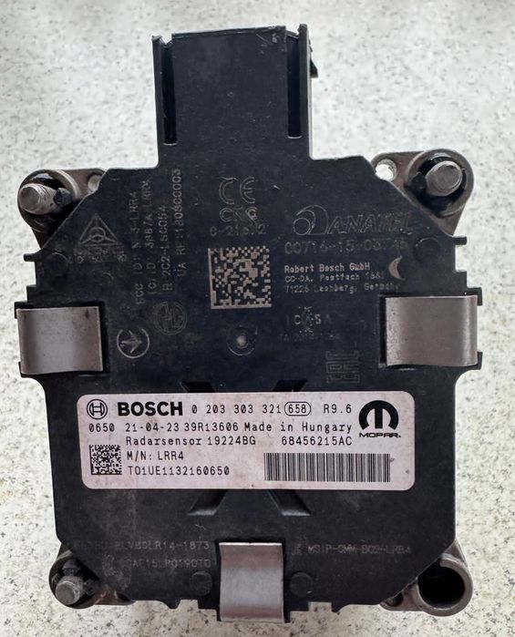 Радар дистронік датчик ACC Jeep Grand Cherokee 2019 2020 2021 2022 USA