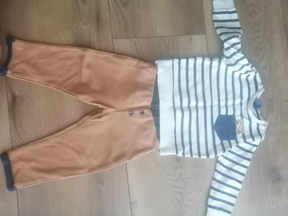 Paka 9 sztuk ubranek dla chłopca 86/92