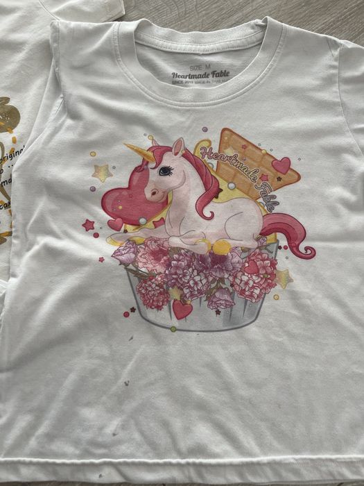 T-shirty dla dziewczynki 4 szt