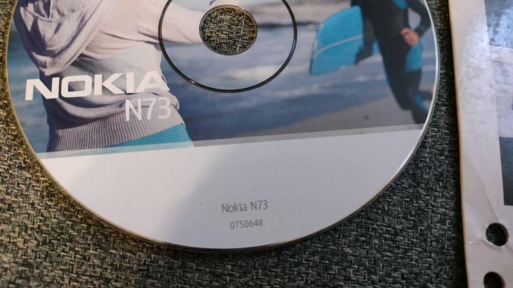 Płyta CD Nokia N73 (oprogramowanie) - gratka dla kolekcjonera