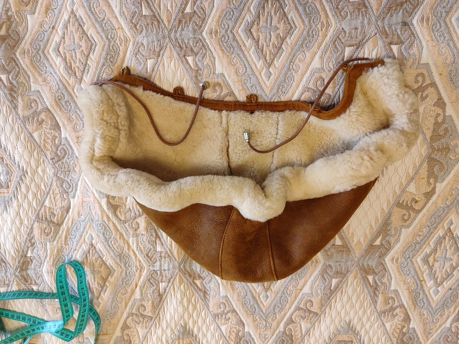 Тепла дублянка на овчині