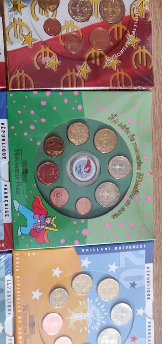 Séries Anuais Euros França 2004 a 2010 Monnaie de Paris