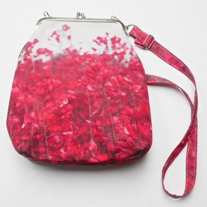 Torebka vintage BajagaStudio - Czerwony rzepak