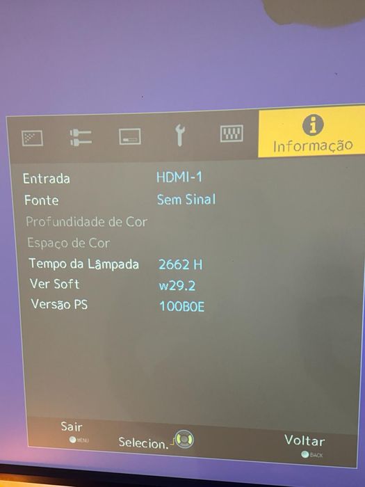 Projetor de vídeo JVC DLA - X7500