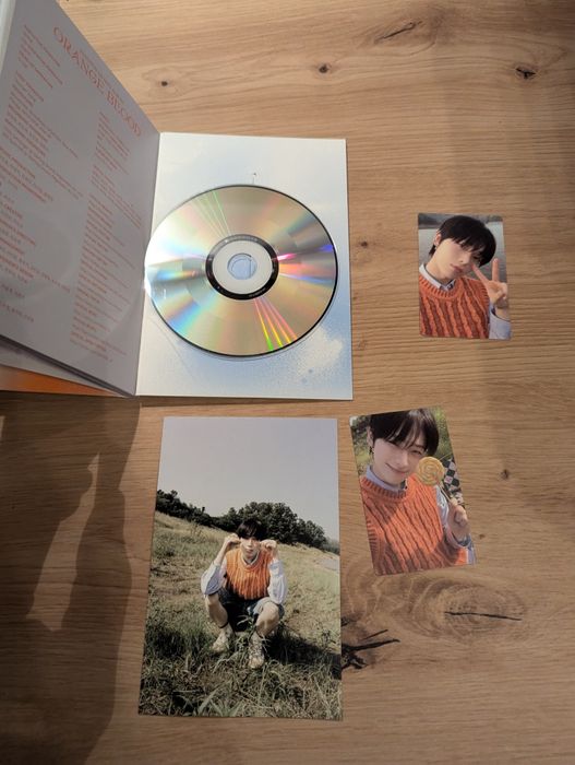 Album  wraz z płytą CD Enhypen Orange karty kpop
