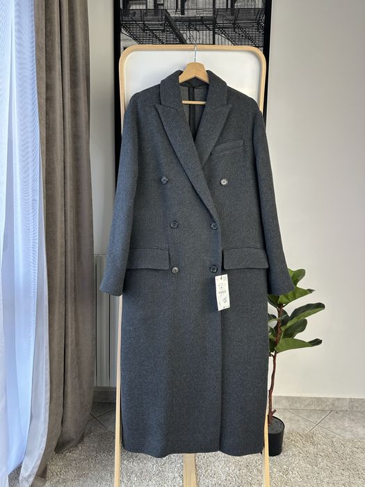 Пальто жіноче zara шерсть вовна вовна XS, S, L