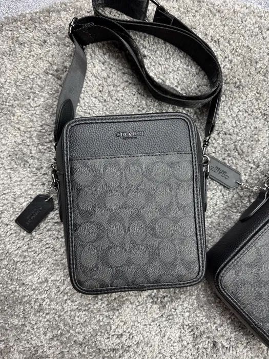 Сумка месенджер Coach коач через плече