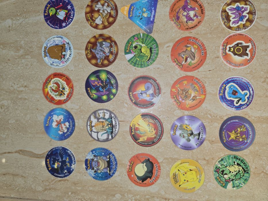 Pokemon tazo pierwsza seria flesz duo 3d zestaw