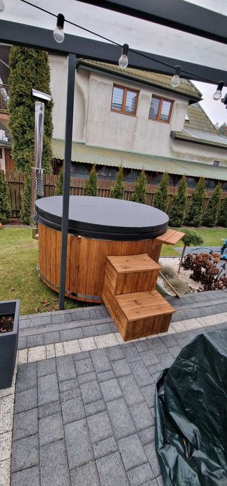 Jacuzzi Hot Tub Bania Balia Ogrodowa SPA Gorąca Pokrywa Termiczna