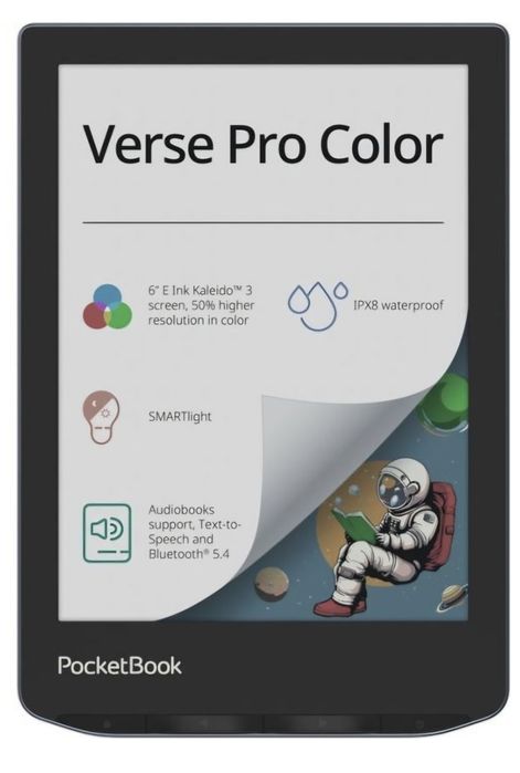 PocketBook 634 Verse Pro Color + оригінальний чохол
