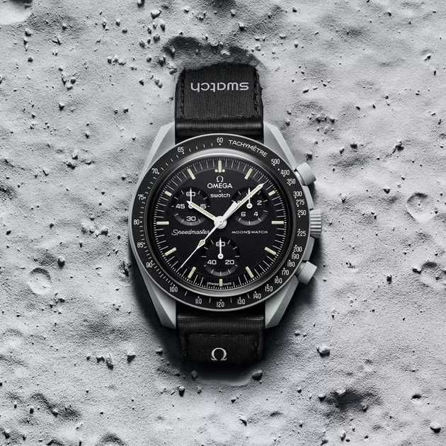 Оригінальний годинник Omega x Swatch MoonSwatch Mission to the Moon Bioceramic SO33M100