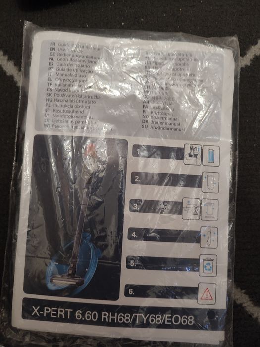 Продам акумуляторний пилосос tefal pert 6.60 rh68/ty68/eo68