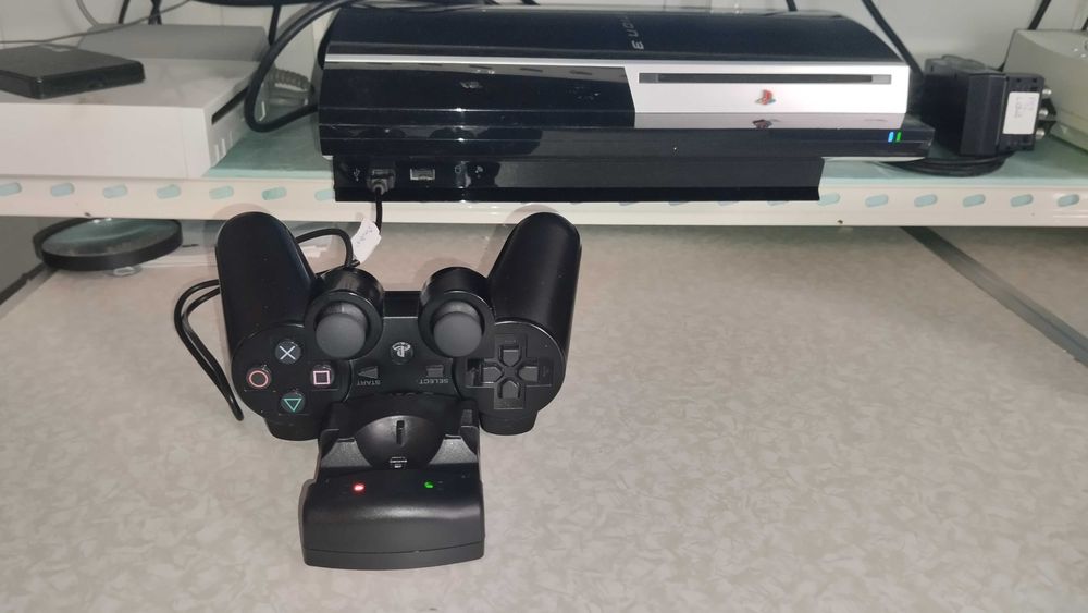 Estação de Carregamento Duplo PS3 - Novo e Lacrado