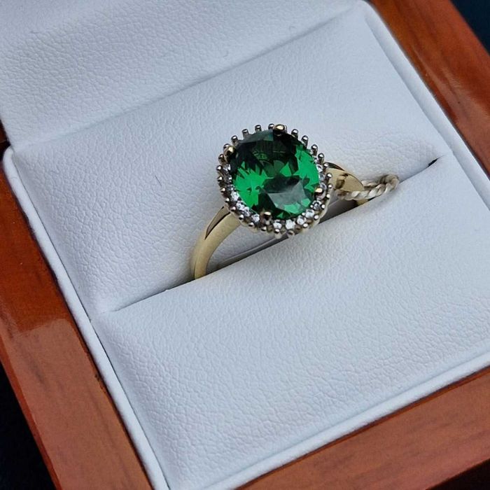 Elegancki Złoty Pierścionek 3,53g P585 R14 | Kościan | Przymierz Na Miejscu