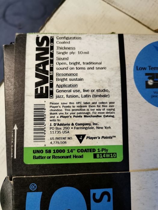 Peles EVANS e PREMIER