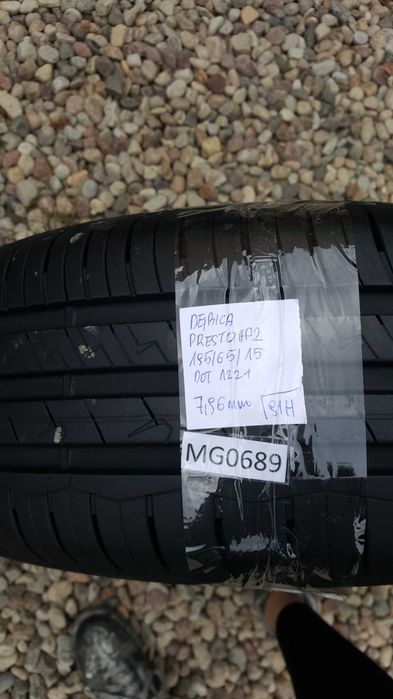 [2szt] Dębica 195/65 r15 Letnie /// 7,5mm!!! 2021r MONTAŻ