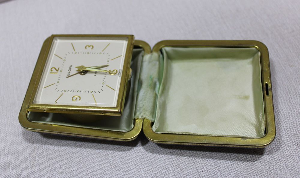 Budzik podróżny, mechaniczny Europa 2 Jewels