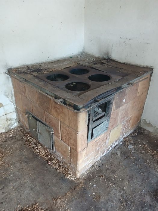 Piec kaflowy kuchenka ciekawy PRL KOMINEK OZDOBNY