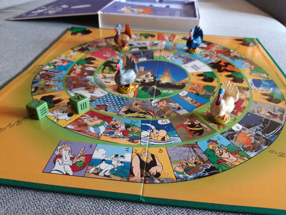 Jogo tabuleiro ASTÉRIX "Jeu de l'oie" Jogo do Ganso