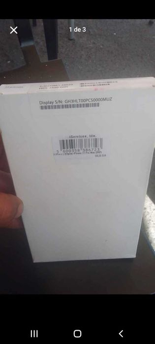 Display iPhone promax 17