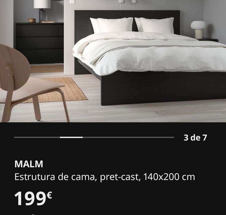 Cama 1.40cm por 2m